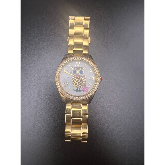 BETSEY Johnson Sparkly Owl Watch - Picture 1 of 10